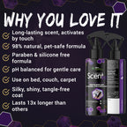 nanoSCENT Pet Detangler Spray – Leave-In Conditioner for Soft, Fresh-Smelling Fur