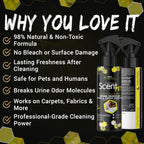 nanoSCENT Pet Urine Remover – Enzyme Odor & Stain Eliminator for Pets & Home