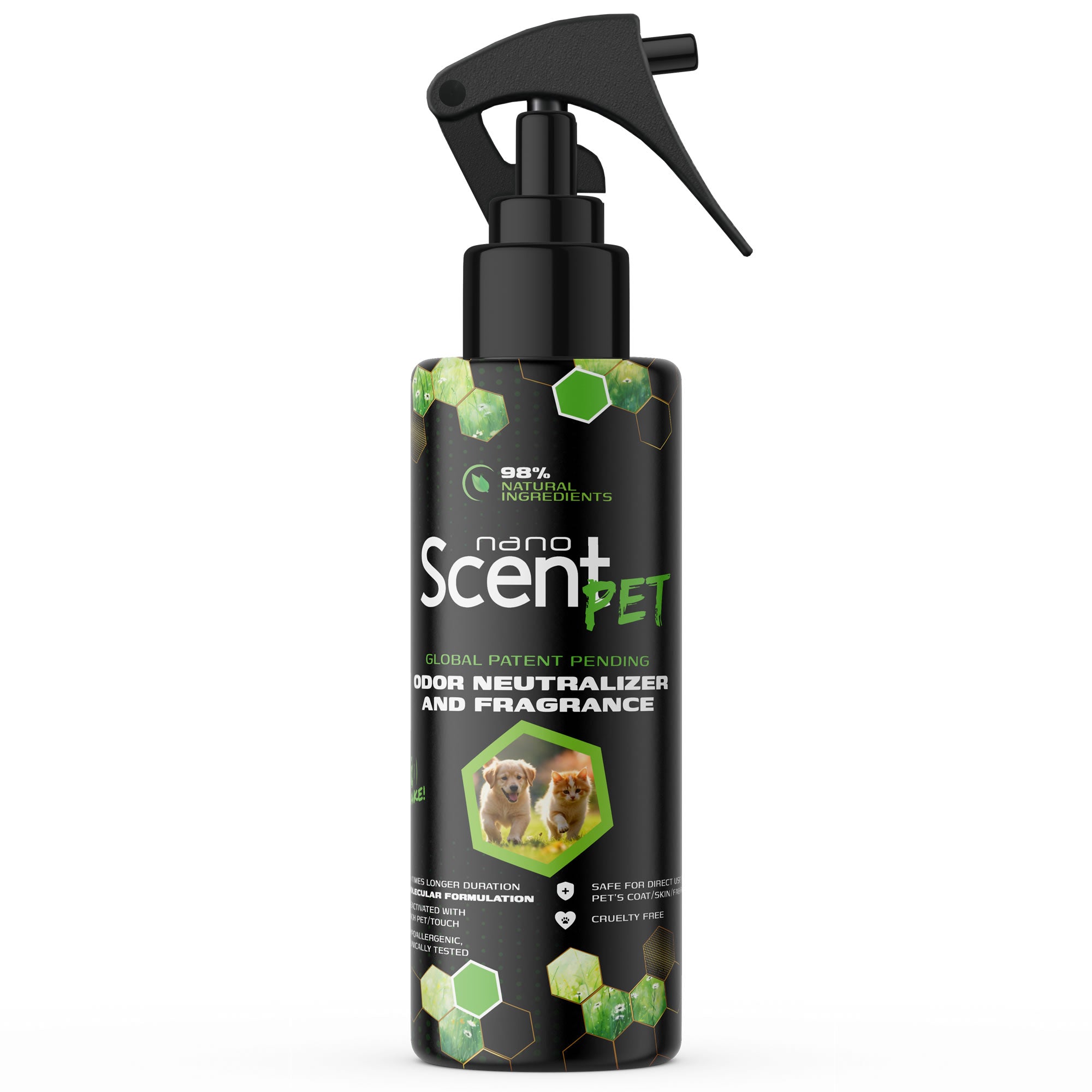nanoSCENT Pet Freshening Spray – Long-Lasting Odor Neutralizer for Pets & Fabrics