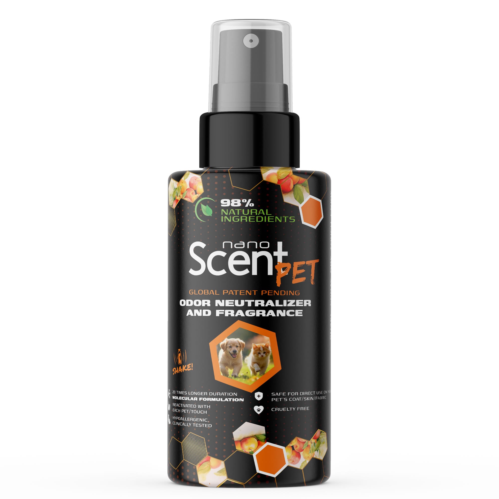nanoSCENT Pet Freshening Spray – Long-Lasting Odor Neutralizer for Pets & Fabrics