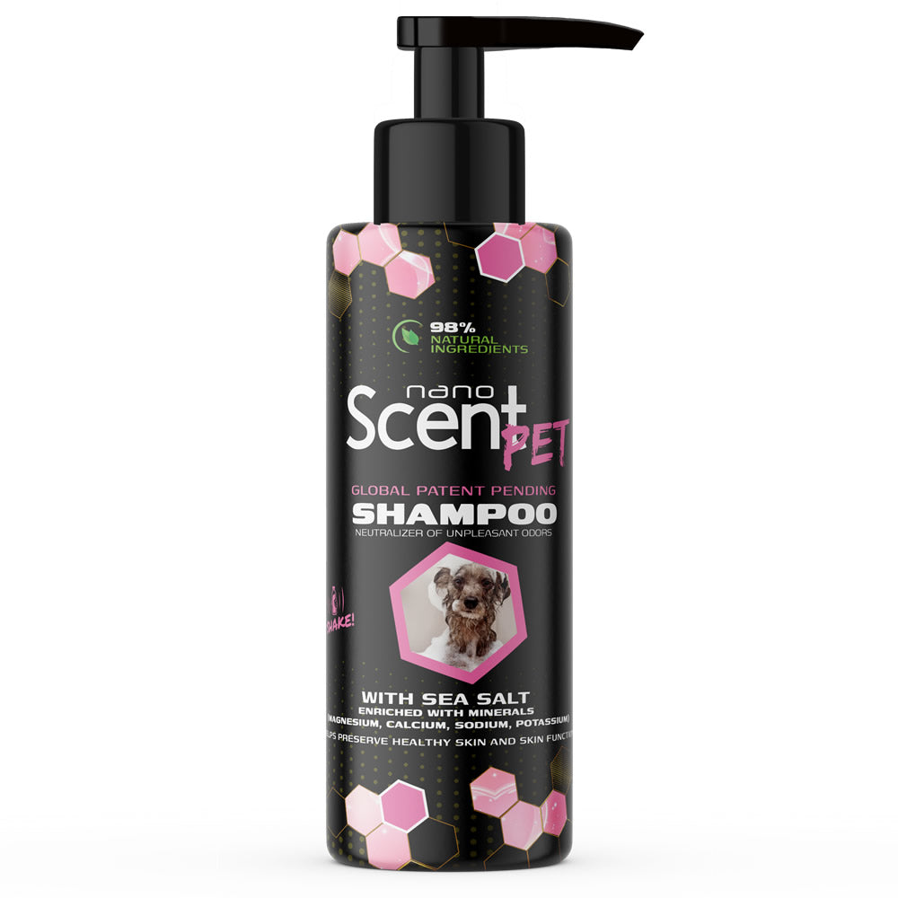 nanoSCENT Pet Shampoo with Sea Salt – Long-Lasting Freshness for Dogs & Cats