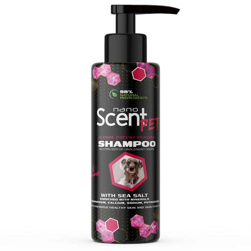 nanoSCENT Pet Shampoo with Sea Salt – Long-Lasting Freshness for Dogs & Cats